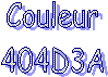 Couleur
404D3A
