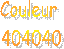 Couleur
 404040
